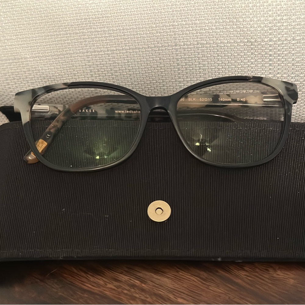 Ted Baker Black Glasses With Case - image 1